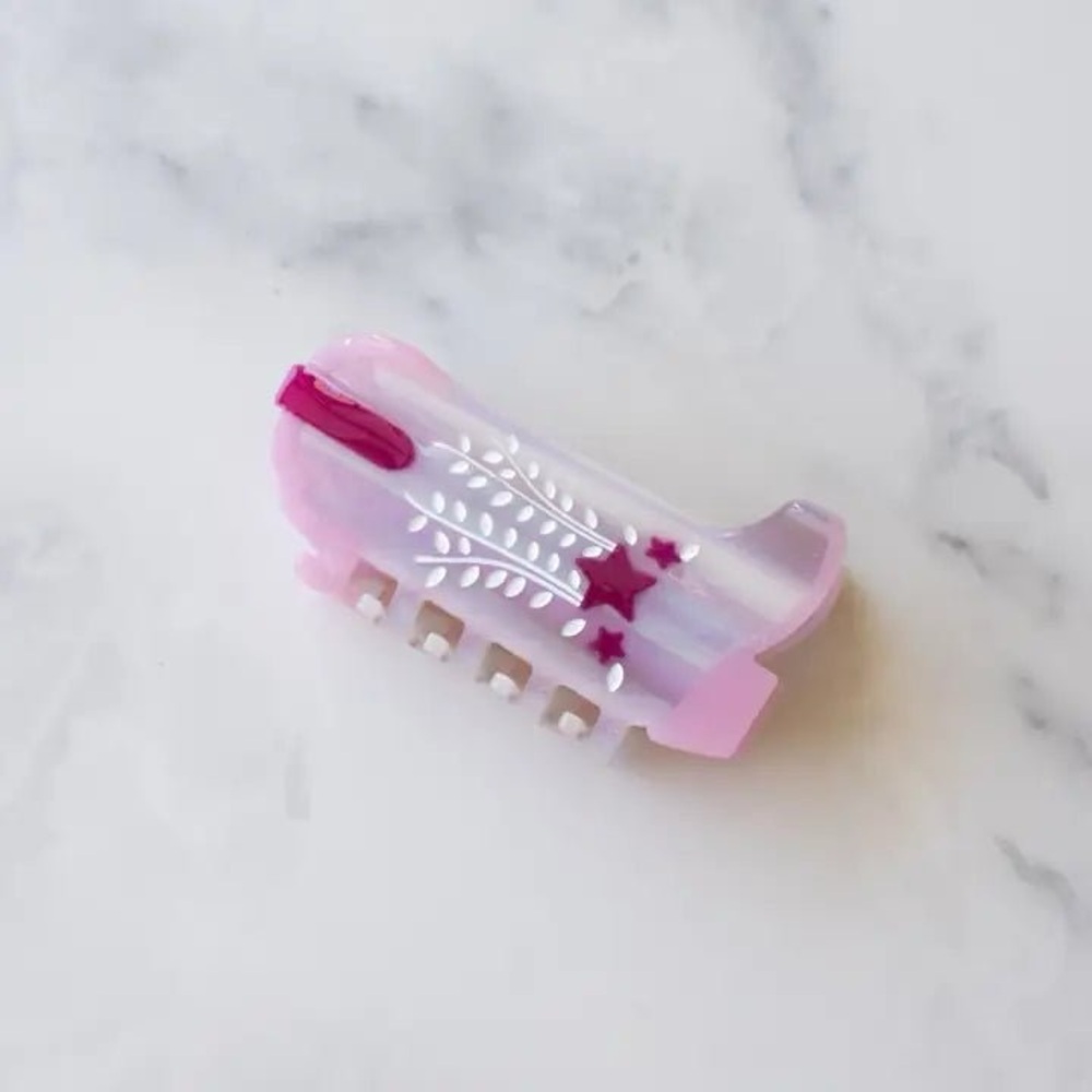 Tiepology Eco Shooting Star Cowboy Boots Hair Claw Clip